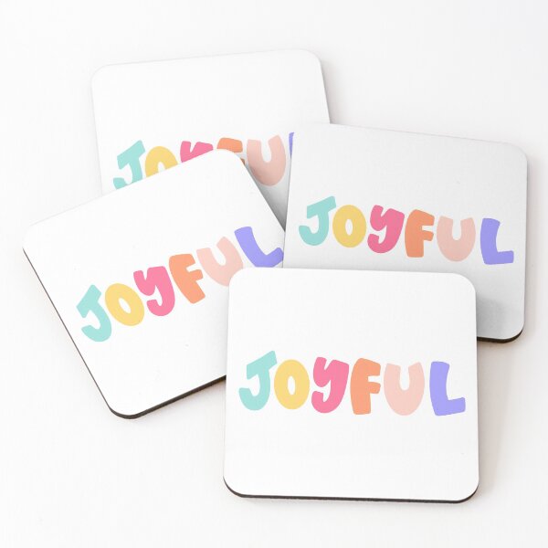 Item preview, JOYFUL - Colorful, Simple, Bubbly Letters designed and sold by box-of-colors.