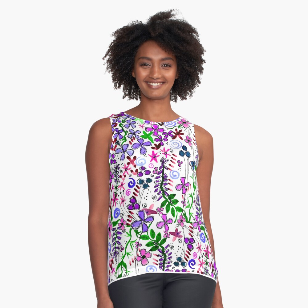 Item preview, Sleeveless Top designed and sold by HappigalArt.