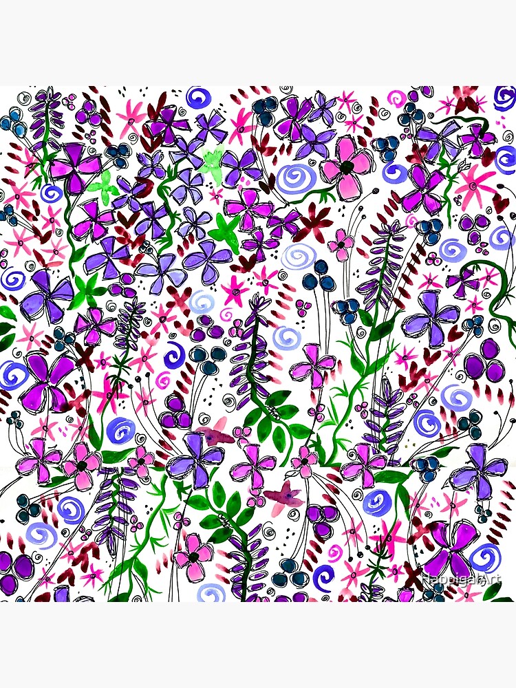 Pixel Dance Purple by HappigalArt