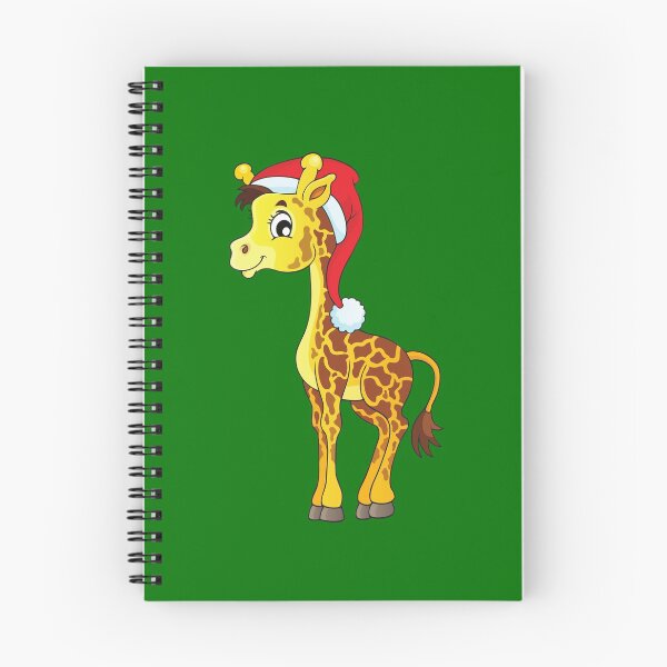 Item preview, Cute Christmas Baby Giraffe in Santa Hat designed and sold by VyckieG.