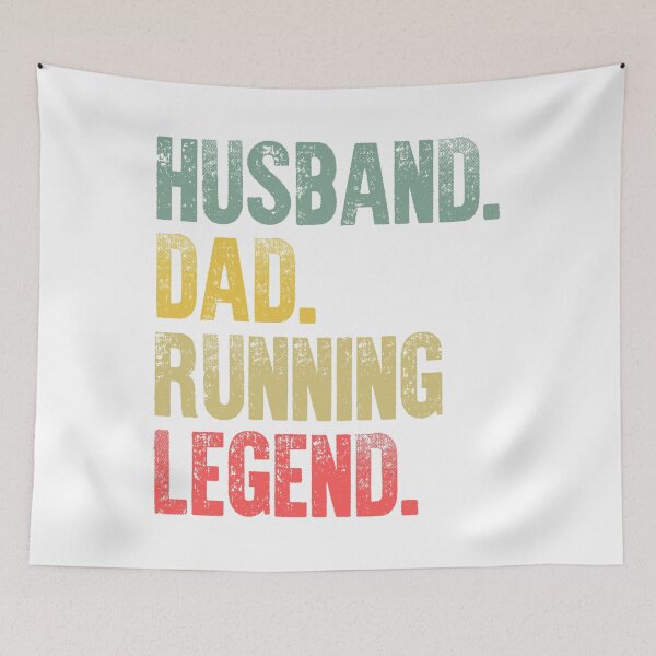 Item preview, Funny Men Vintage T Shirt Husband Dad Running Legend Retro designed and sold by Bendthetrend.