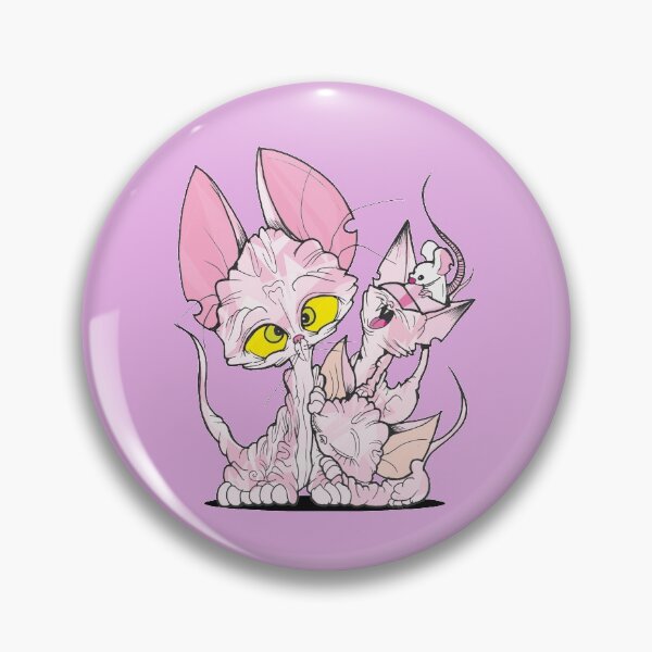 Item preview, Three Sphynx Cats and A Mouse designed and sold by Lattovelara.