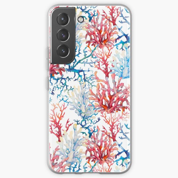 Coral pattern Samsung Galaxy Soft Case