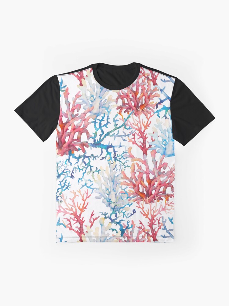 Thumbnail 4 von 5, Grafik T-Shirt, Korallenmuster designt und verkauft von ldinka.