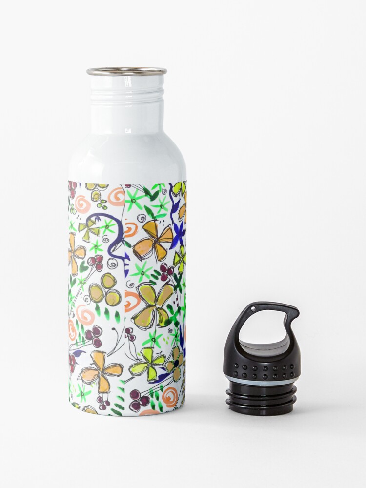 Alternate view of Pixel Dance Peach Water Bottle