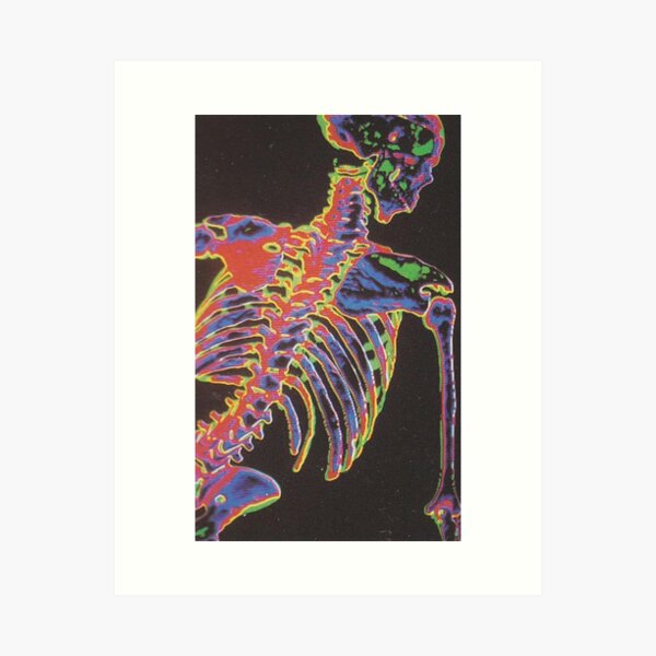 Aesthetic Skeleton  Art Print