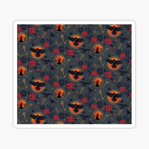 Item preview, Gothic Ravens & Roses designed and sold by Pamelandia.
