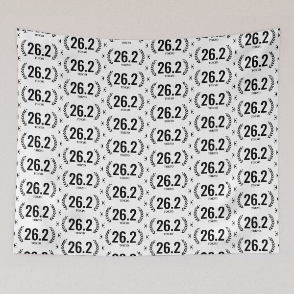 Item preview, 26.2 Marathon Tokyo with Laurel Wreath (White) designed and sold by BunnyPrinceDegn.