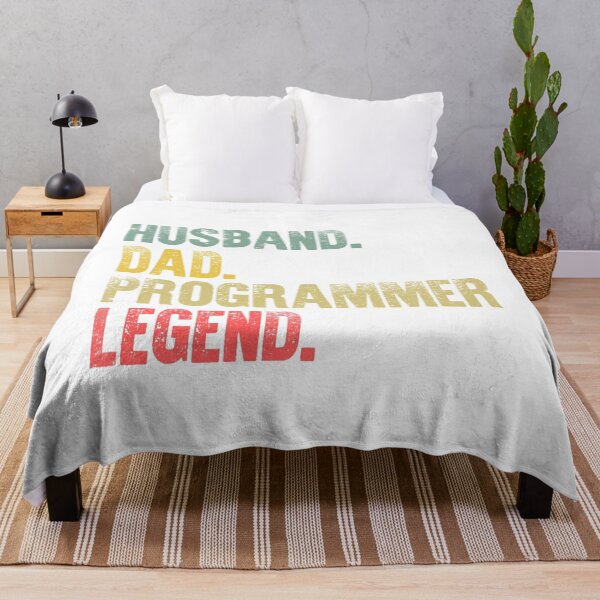 Item preview, Funny Men Vintage T Shirt Husband Dad Programmer Legend Retro designed and sold by Bendthetrend.