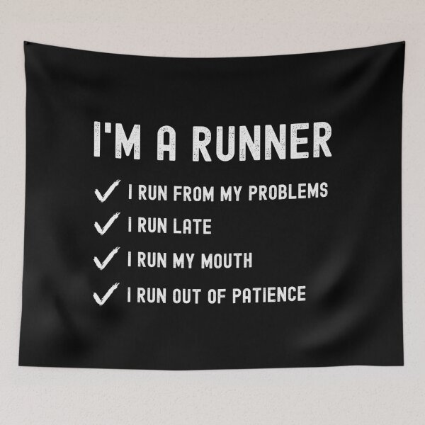 Item preview, I'm A Runner - Funny Running Sarcastic Joke designed and sold by m95sim.