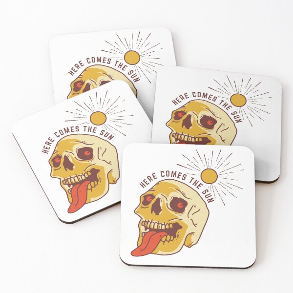 Item preview, Funny Skull - Here Comes The Sun | Funny Halloween Gift Ideas for Men, Women and Kids designed and sold by Rohit Mane.