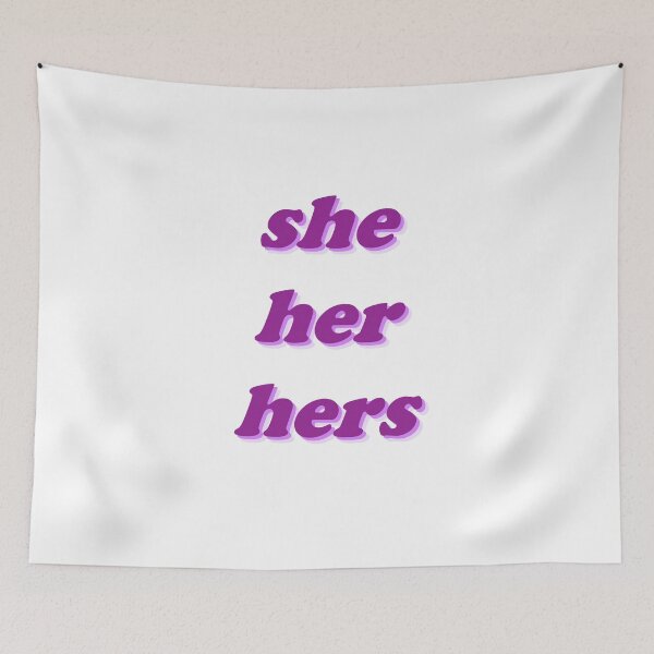 Item preview, my pronouns are she/her/hers designed and sold by designair.