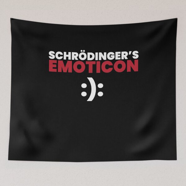 Item preview, Schroedingers Emoticon Schoedingers Cat designed and sold by MooonTees.