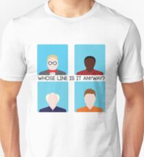 Wessen Linie ist es überhaupt? Nimm zwei Unisex T-Shirt