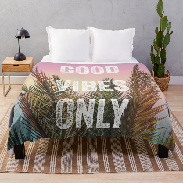 Item preview, Good vibes only palm trees designed and sold by Jenmag.