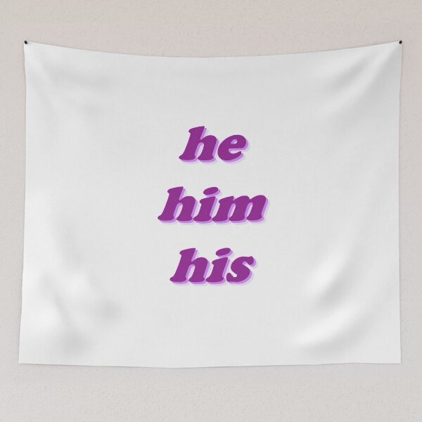Item preview, my pronouns are he/him/his designed and sold by designair.