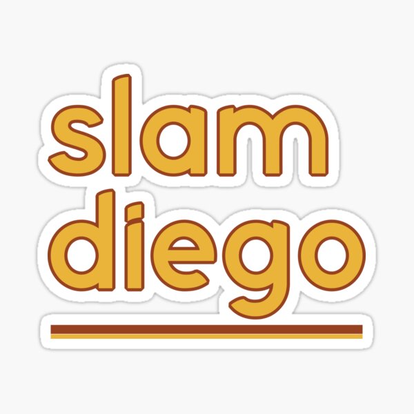 Slam Diego Padres Sticker