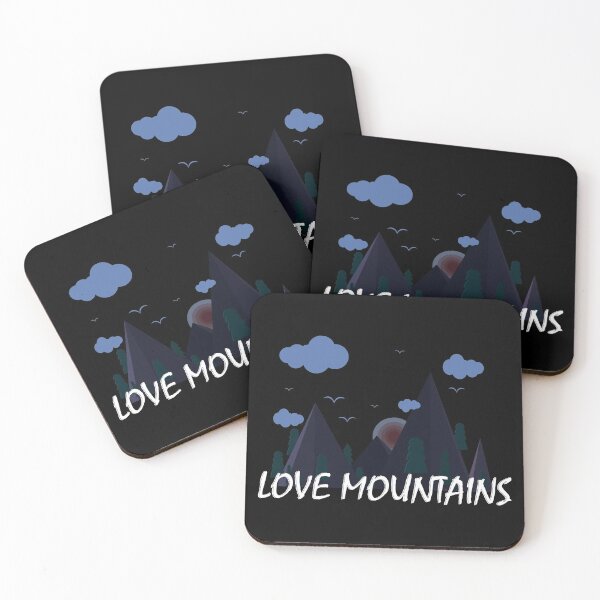 Item preview,  love mountains illustration  designed and sold by vidyaroul.