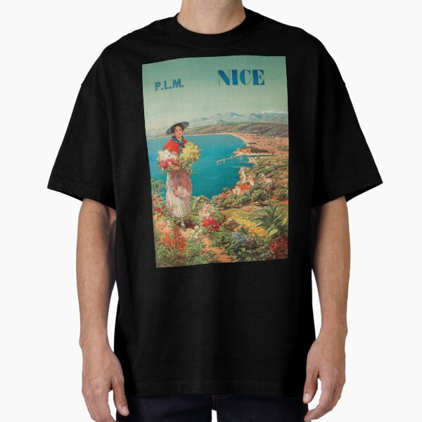 Item preview, Nice France Vintage Travel Poster designed and sold by vintagevivian.