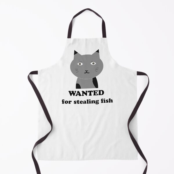 Item preview, Bad cat - Wanted for stealing fish designed and sold by Kate-shop.
