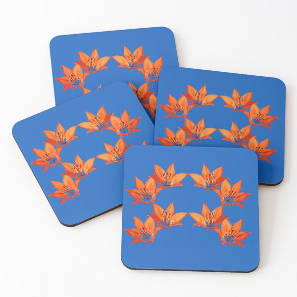 Item preview, Hand drawn Tigerlilies pairs - Variation 01 designed and sold by Eejee-SK.