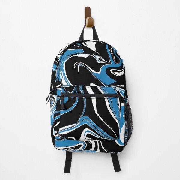 Item preview, Blue Black and White Oil Slick designed and sold by WildNClassyFun.