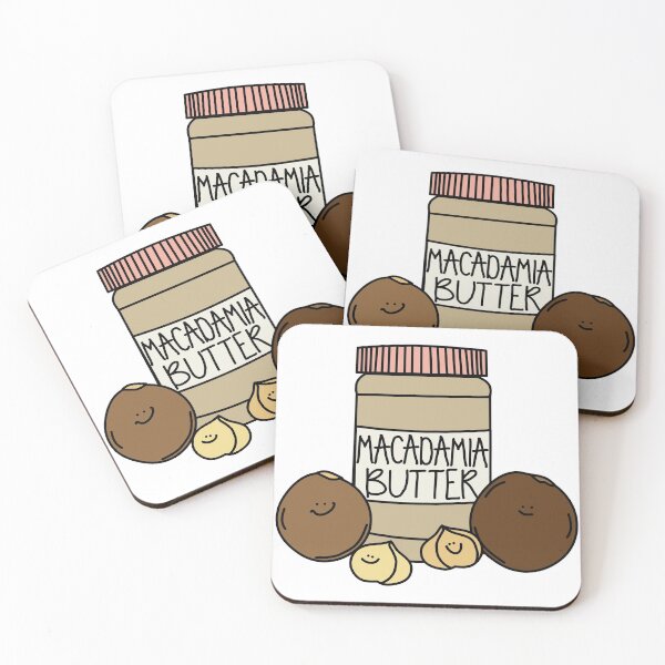 Item preview, Macadamia Nuts, Butter designed and sold by TheBrightInk.