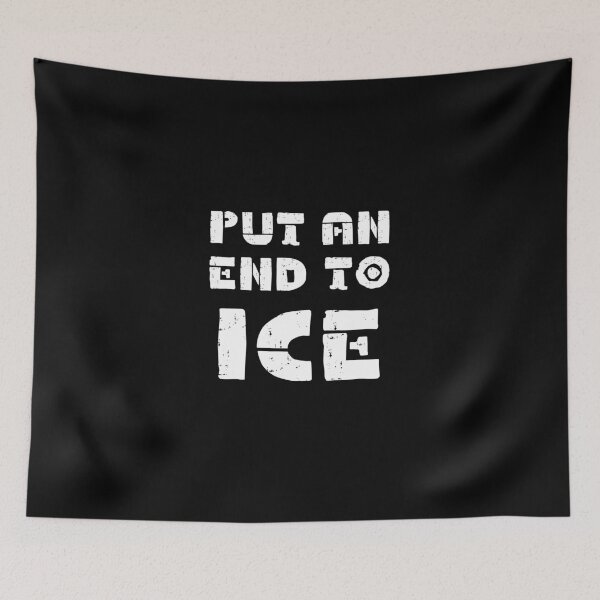 Item preview, Anti Ice Immigration Liberation Not Deportation USA Visa Racism Bigotry Anti Trump Election Politics Political Immigrants Asylum Seeker Vote  designed and sold by EpsilonEridani.