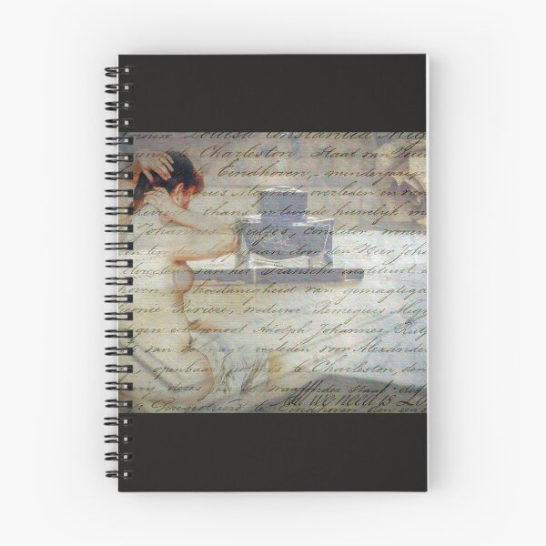 Item preview, Writing Love Letters to her Sweetheart - All we need is Love designed and sold by Clare Colins.