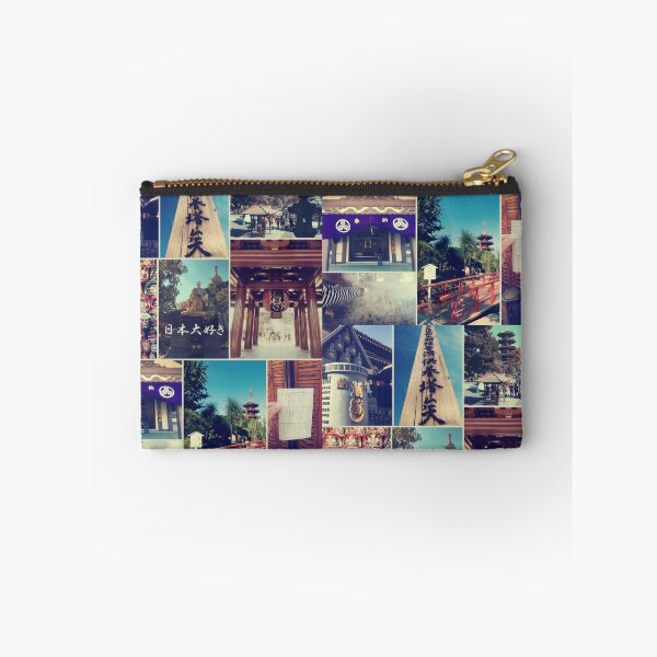Item preview, Kawasaki Daishi Buddhist Temple Japan Vintage Collage designed and sold by Beverly Claire Kaiya.