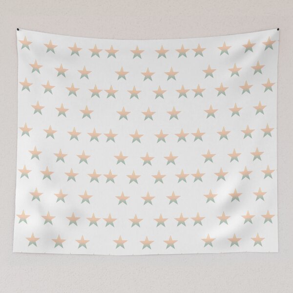 Item preview, Orange to Turquoise Ombre Stars designed and sold by Arexus.