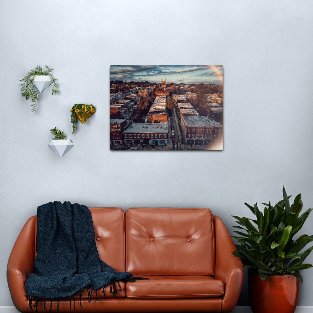 City Life Metal Print
