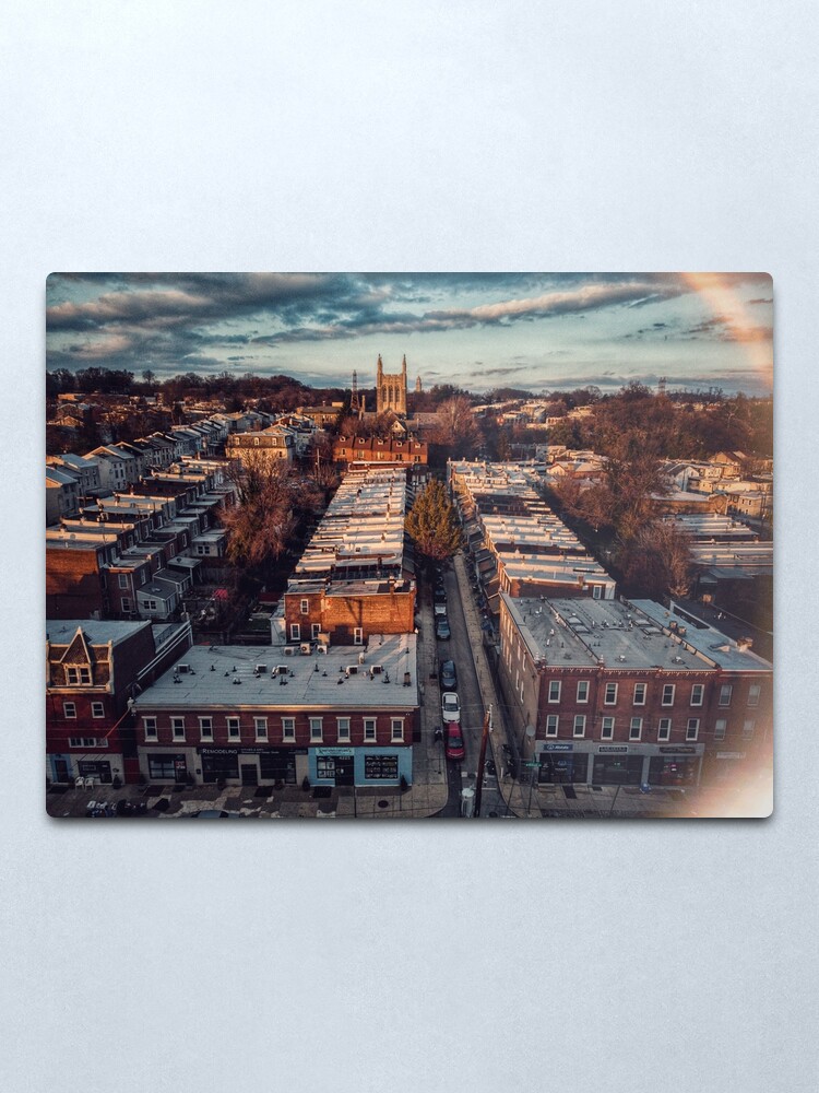 Alternate view of City Life Metal Print