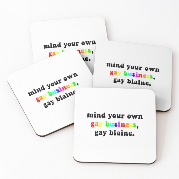 Item preview, mind your own gay business designed and sold by Olivia Soble.