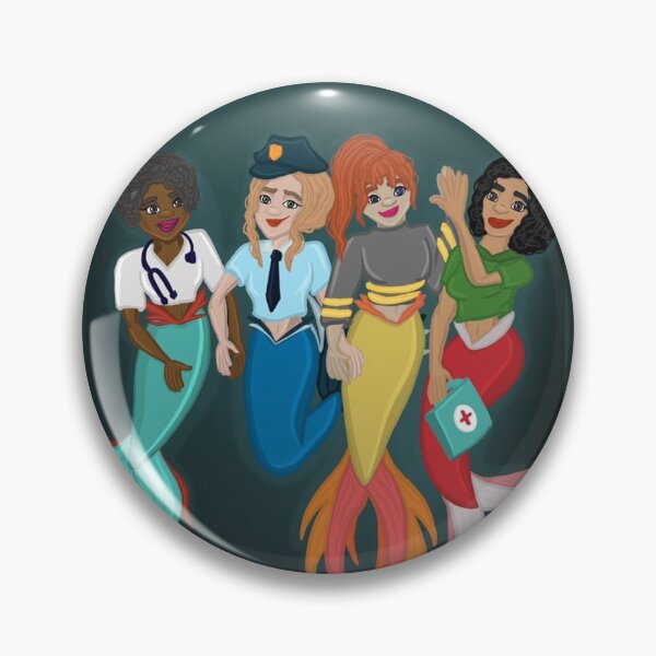 Item preview, mermaid first responders designed and sold by PumpknSpiceLara.