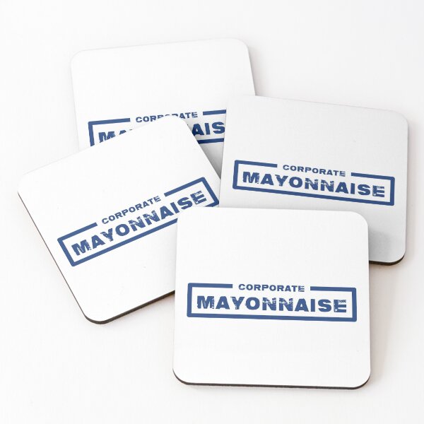 Item preview, Corporate Condiments - Corporate Mayonnaise - Blue on White designed and sold by Wrong Castle.