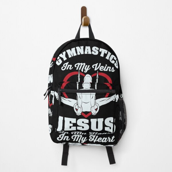 Item preview, Gymnastics In My Veins Jesus In My Heart - Gymnast Gifts designed and sold by Sandra78.