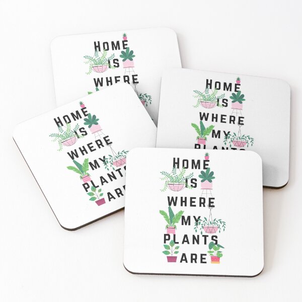 Item preview, Home is Where My Plants Are - Quote designed and sold by KarolinaPaz.