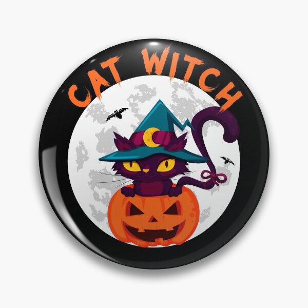 Item preview, Cat Witch, Halloween Pumpkin   designed and sold by inkedtee.