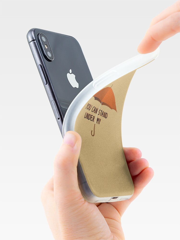 Alternate view of You Can Stand Under My Umbrella - Rihanna Design iPhone Case & Cover