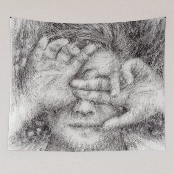 Item preview, Male hide behind hands designed and sold by Eva Hegelund  Frank.