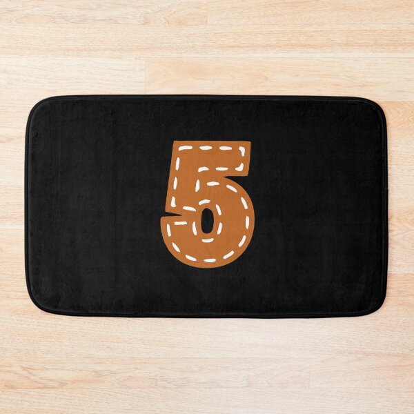 Item preview, 5 number college style USA leather stitched designed and sold by GeogDesigns.