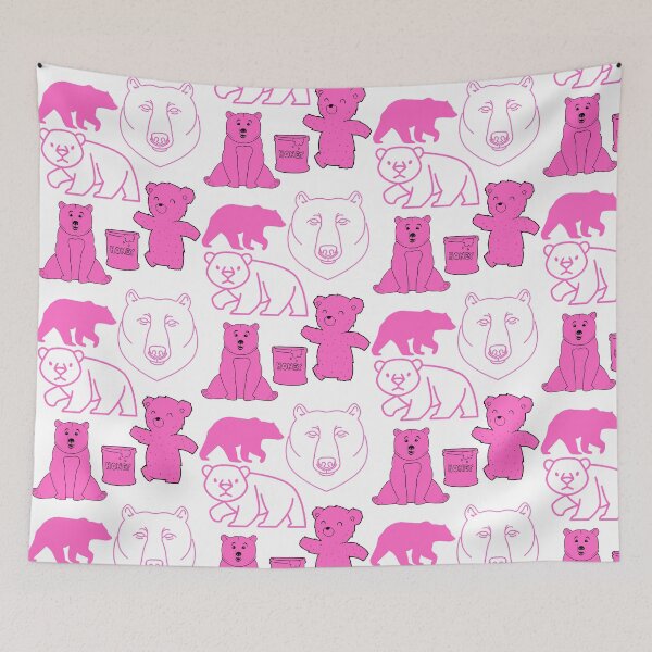 Item preview, bears white and pink designed and sold by ddesigns166.