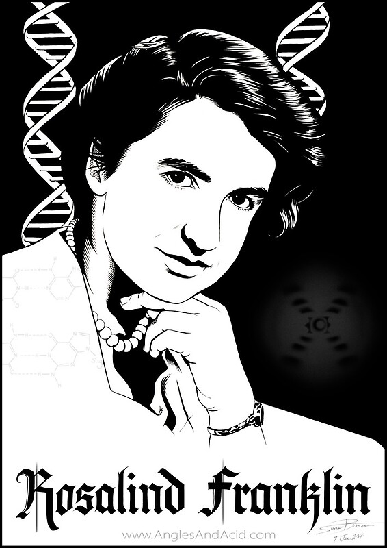 "Rosalind Franklin" Posters by AnglesAndAcid | Redbubble