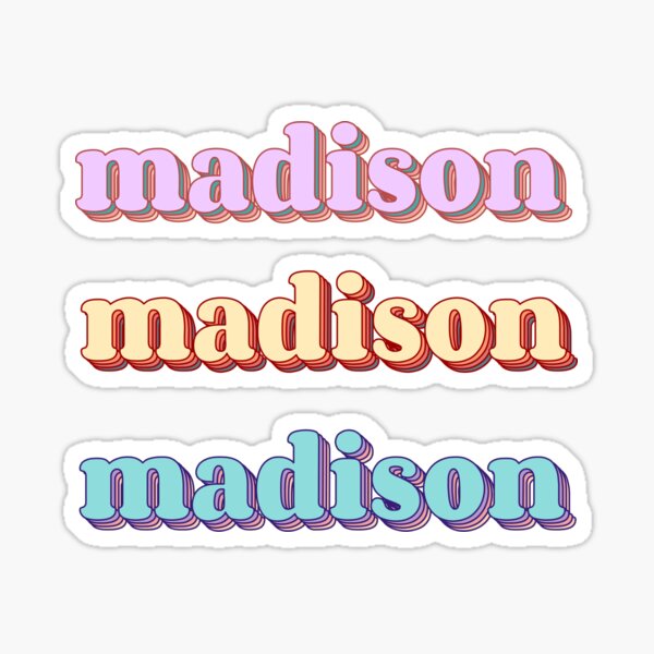 I Love You Madison Poster | Billy | Keep Calm-o-Matic