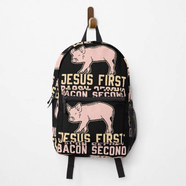 Item preview, Jesus First Bacon Second - Funny BBQ Grillmaster Gift designed and sold by Sandra78.
