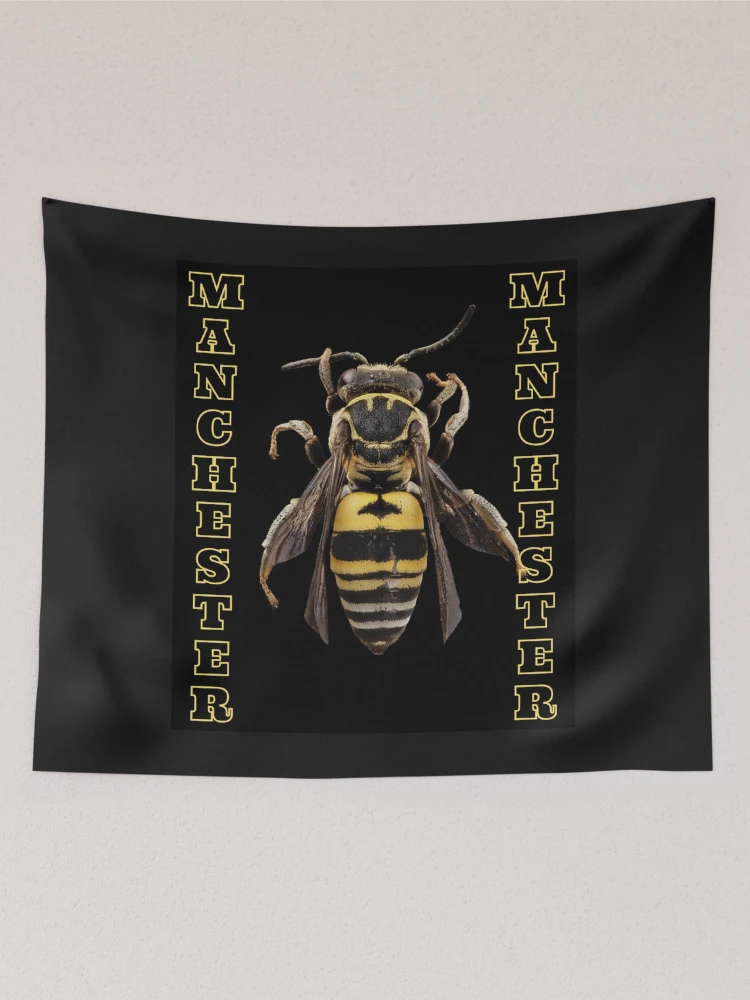 Thumbnail 2 of 3, Tapestry, Manchester Bee designed and sold by DesignsofNote.