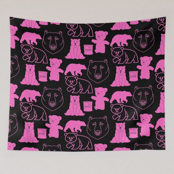 Item preview, bears black and pink designed and sold by ddesigns166.