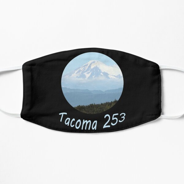 Tacoma Washington Area Code 253 Mountain Mask For Sale By Nancymerkle