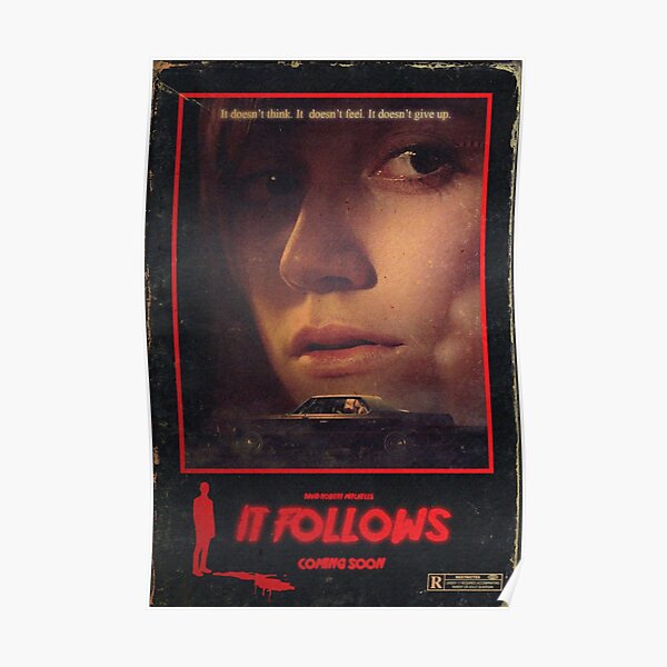 Vintage It Follows Poster Poster